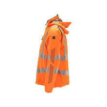Vinterjacka CLIMASCOT®, lätt vinterjacka, hi-vis orange/mossgrön