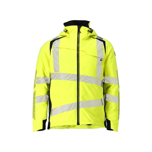 Vinterjacka CLIMASCOT®, lätt vinterjacka, hi-vis gul/svart-blå