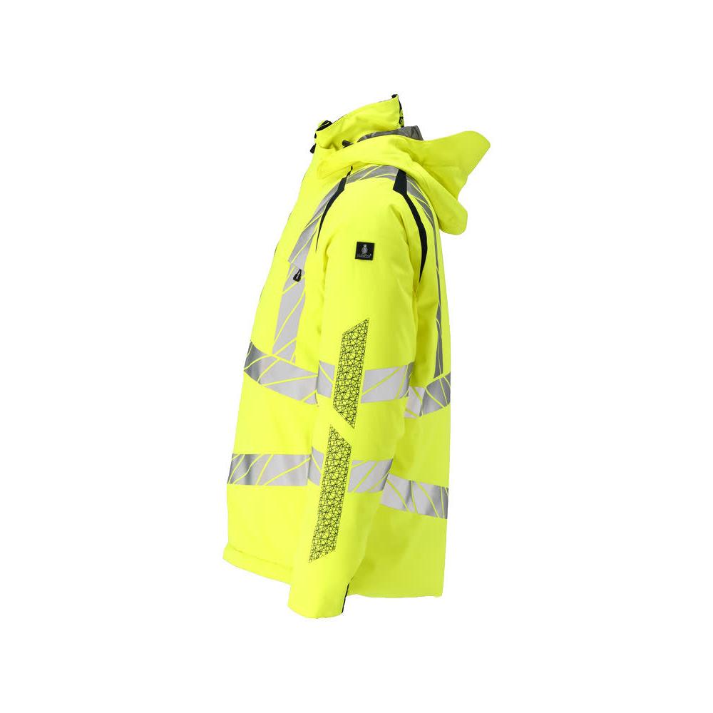 Vinterjacka CLIMASCOT®, lätt vinterjacka, hi-vis gul/svart-blå
