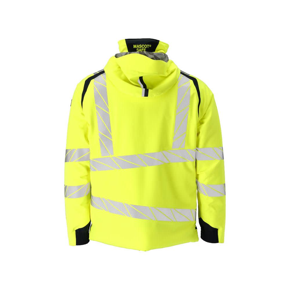 Vinterjacka CLIMASCOT®, lätt vinterjacka, hi-vis gul/svart-blå