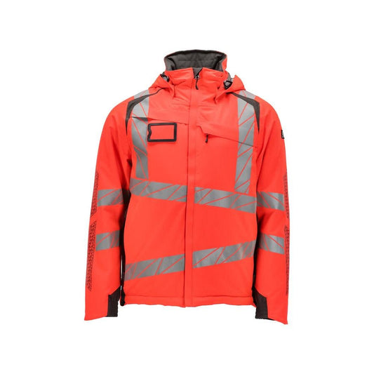 Vinterjacka CLIMASCOT®, lätt vinterjacka, hi-vis röd/mörk antracit