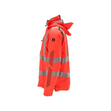 Vinterjacka CLIMASCOT®, lätt vinterjacka, hi-vis röd/mörk antracit