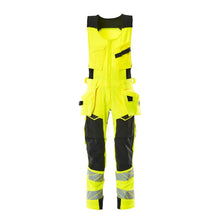 Kombinationsbyxor, hängfickor, ULTIMATE STRETCH kombinationsbyxor, hi-vis gul/svart