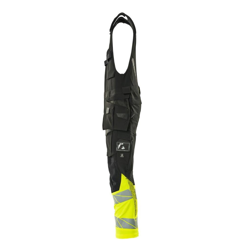 Kombinationsbyxor, hängfickor, ULTIMATE STRETCH kombinationsbyxor, svart/hi-vis gul
