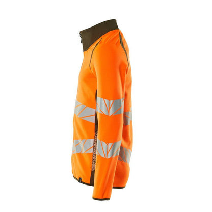 Sweatshirt med dragkedja, modern passform med dragkedja