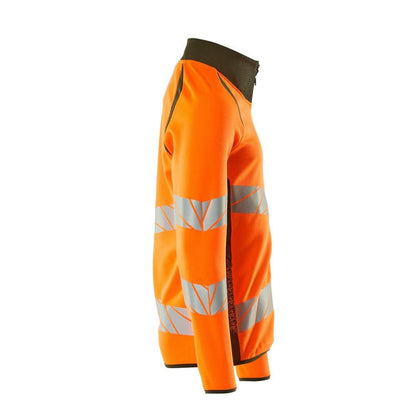 Sweatshirt med dragkedja, modern passform med dragkedja