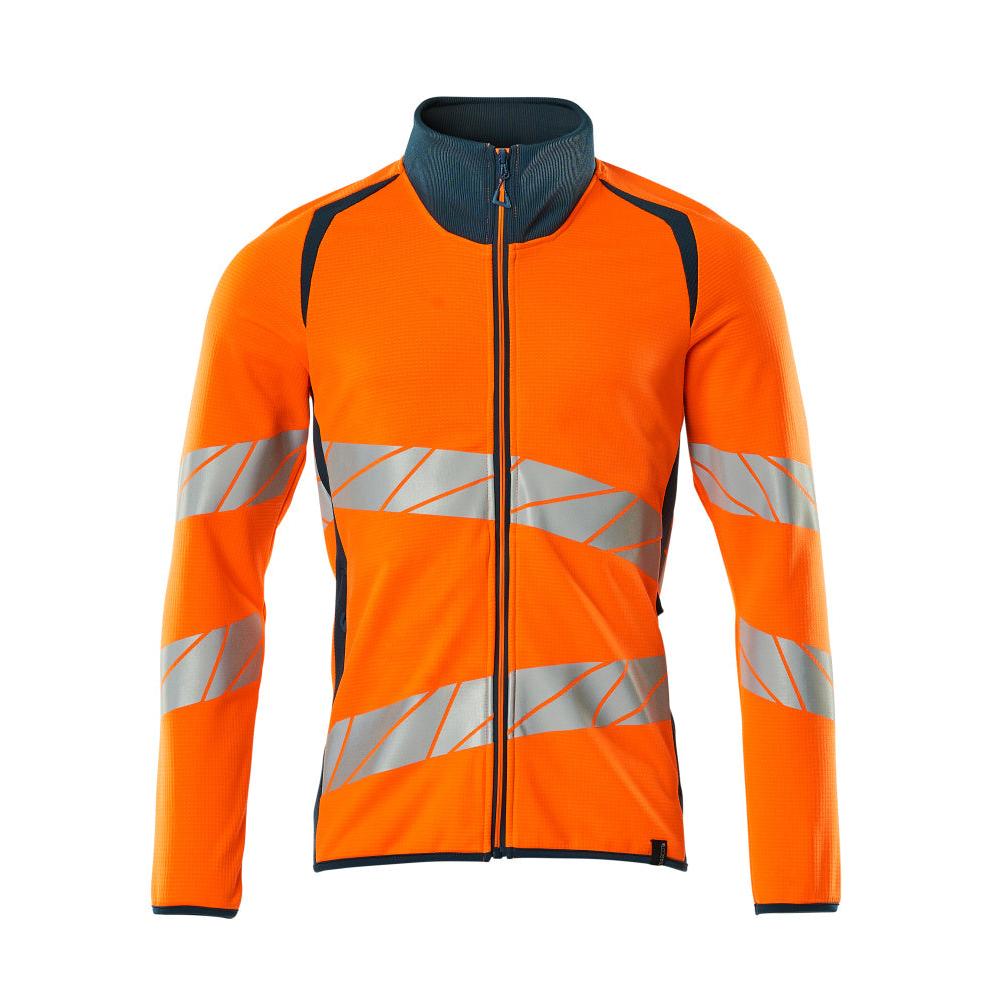 Sweatshirt med dragkedja, modern passform med dragkedja