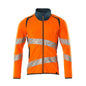 Sweatshirt med dragkedja, modern passform med dragkedja