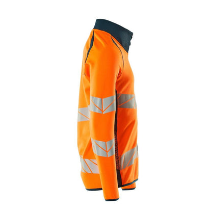 Sweatshirt med dragkedja, modern passform med dragkedja