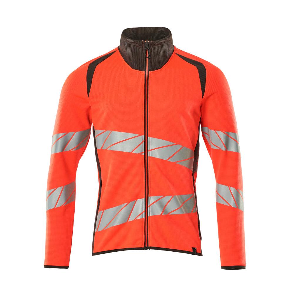 Sweatshirt med dragkedja, modern passform med dragkedja