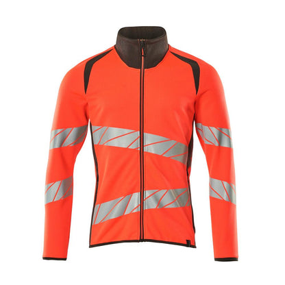Sweatshirt med dragkedja, modern passform med dragkedja