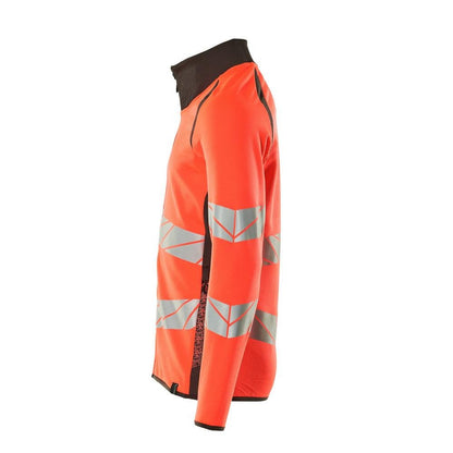 Sweatshirt med dragkedja, modern passform med dragkedja