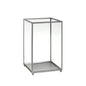 Ljusstaken av glas, 220x140 mm från Duni GmbH imponerar med sin silverfärgade, eleganta design och transparenta sidor - en ädel gåva för varje tillfälle. Förpackningen innehåller 1 styck.