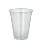 En transparent Starpak 20 dricksglas (PP, 0,3l, Ø 9,5 cm · 11,1 cm) med utsvängd skumkant och horisontella greppspår är avbildad mot en enkel vit bakgrund. Leverans i 20-pack med krympfolie.