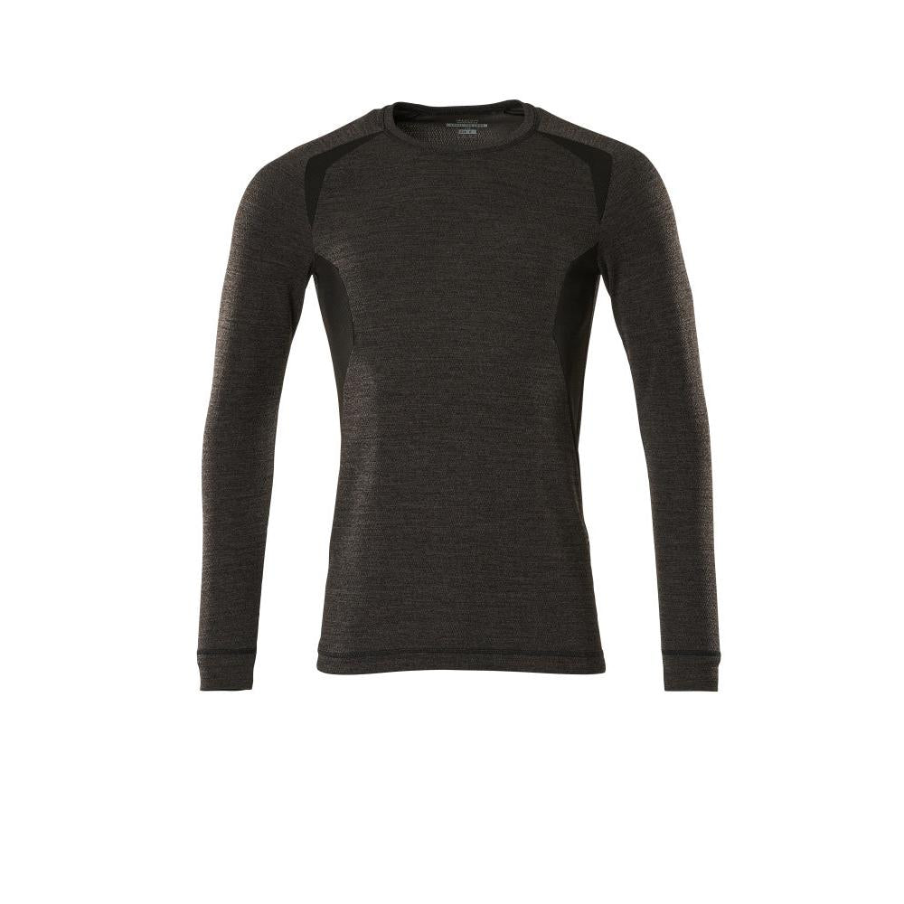 Funktionell undertröja, lätt funktionell undertröja, mörk antracit/svart