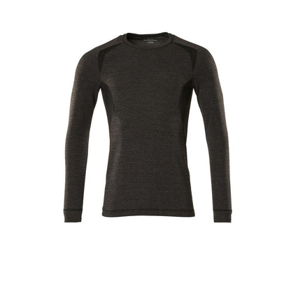 Funktionell undertröja, lätt funktionell undertröja, mörk antracit/svart