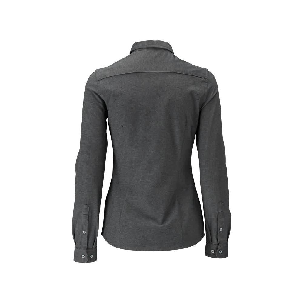 Skjorta, modern dampassform, damblus i stretch