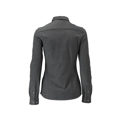 Skjorta, modern dampassform, damblus i stretch