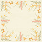 Dunicel-mittelduken 84x84 Fall Beauty från Duni GmbH har en beige bakgrund, som ramas in av lysande höstlöv och en mjuk akvarelleffekt, perfekt för höstdukning. Förpackningen innehåller 20 stycken.