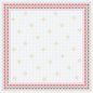 Dunicel-mittelduken 84x84cm Tradition från Duni GmbH har en vit bakgrund med återkommande gyllene stjärnor och bårder av röd-gröna blommiga och geometriska mönster och är därmed idealisk som festlig bordsdekoration. Förpackad i 1 kartong.