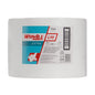 En stor vit Scott® ESSENTIAL™ läkarroll från Kimberly-Clark GmbH, 6 rullar x 200 ark, idealisk för hygien i medicinska anläggningar som kliniker eller sjukhus.