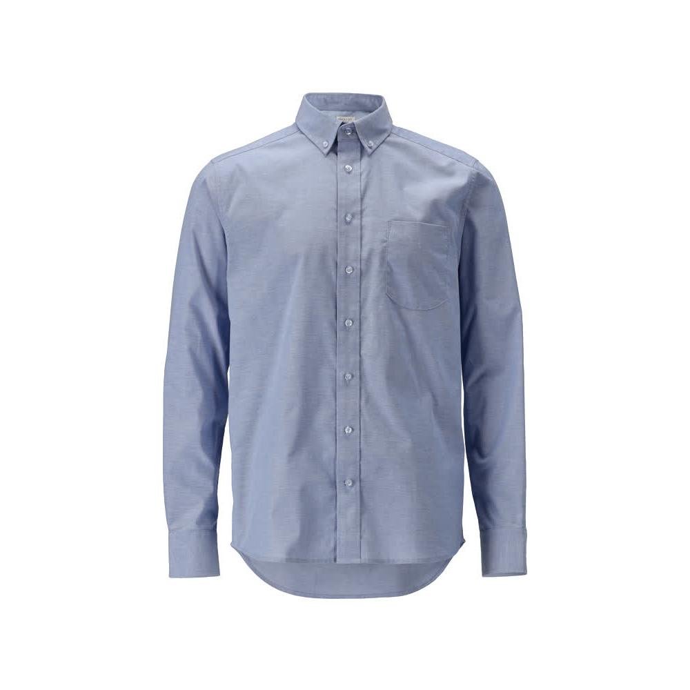 Skjorta, slim fit, stretch, ljusblå