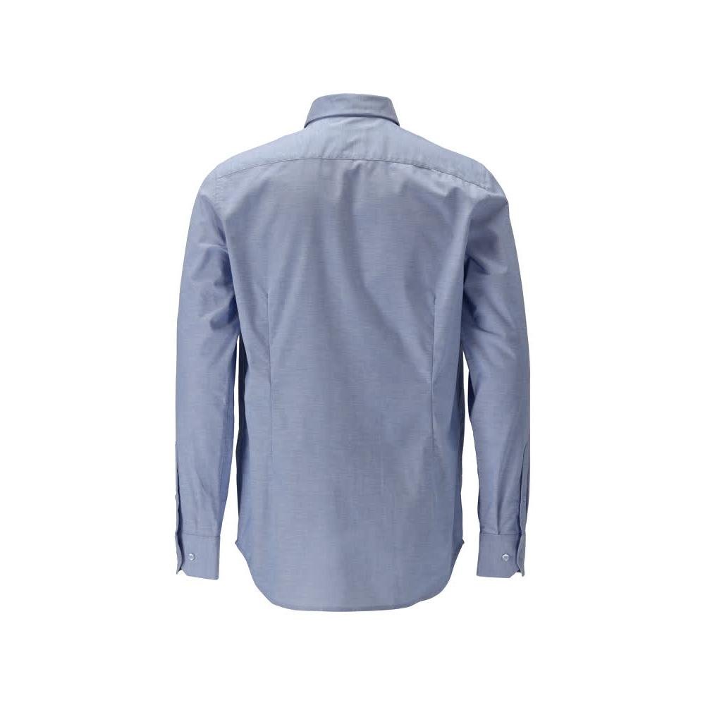 Skjorta, slim fit, stretch, ljusblå