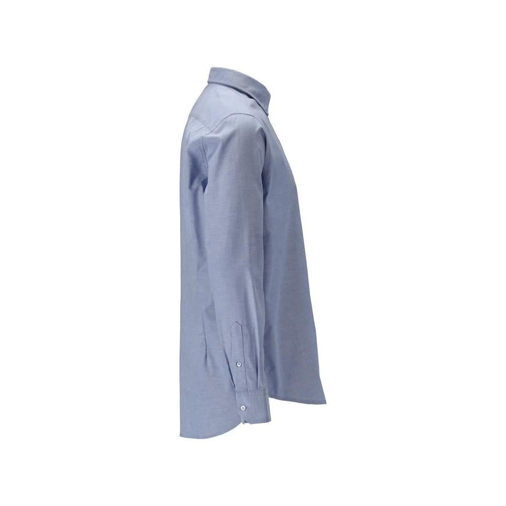 Skjorta, slim fit, stretch, ljusblå