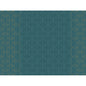 En teal färgad bakgrund med överlappande tunna gyllene och mörkblå böjda linjer ger en elegant abstrakt look. Gyllene dekorativa accenter pryder sidorna - perfekt för Duni GmbH pappersunderlägg 30x40 cm med gyllene dekor (250 stycken).