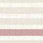 Dunilin-servetterna 40x40 cm, Rigato Bordeaux från Duni GmbH har en vit bakgrund med ljusbeige tvärränder och en kraftig röd prickrand i det nedre området. Förpackning med 45 högkvalitativa servetter - idealisk för en stilfull bordsdekoration.