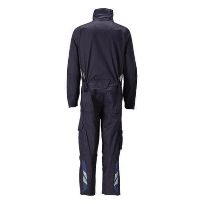 Overall med kombination av knäfickor