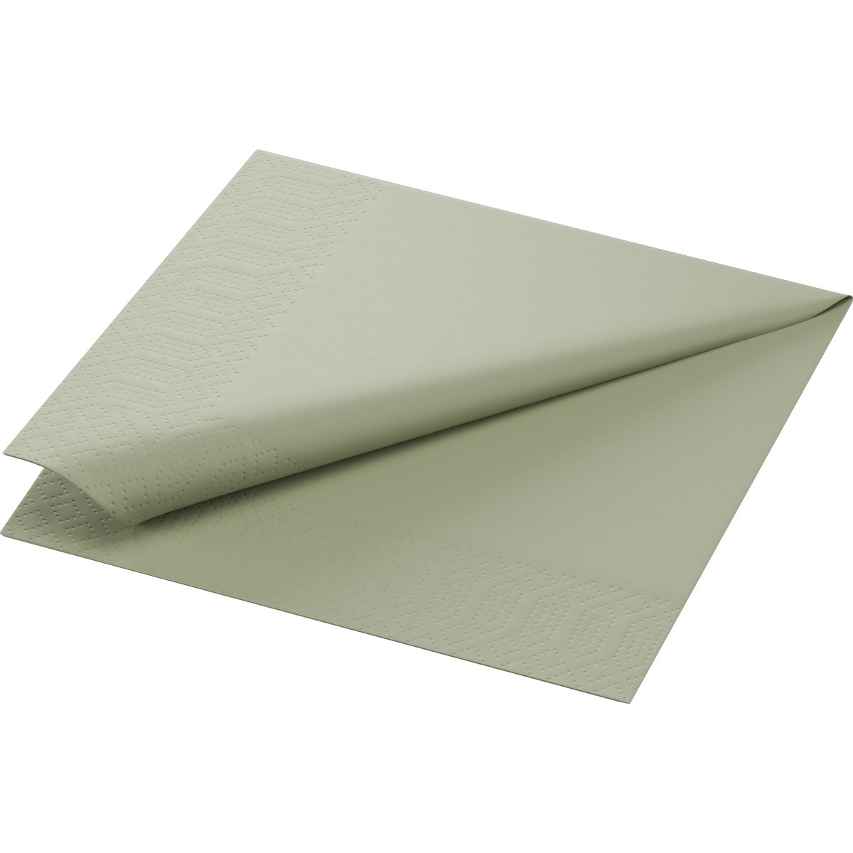 En enskilt vikt Zellt.Serv.33x33 3lg. 1/4 pistagegrön från Duni GmbH med diskret präglad kant som stilfull bordsdekoration, högkvalitativ och idealiskt presenterad - Förpackning med 250 stycken.