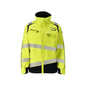 Jacka, ULTIMATE STRETCH arbetsjacka Multisafe, hi-vis gul/svart-blå