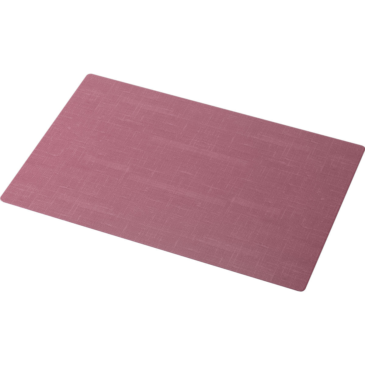 Duni GmbH silikonbordstabletter 30 x 45 cm, i lila med diskret struktur, är avbildade på vit bakgrund och erbjuder stilfulla, avtorkningsbara bordstabletter och idealiskt bordsskydd för ditt bord.