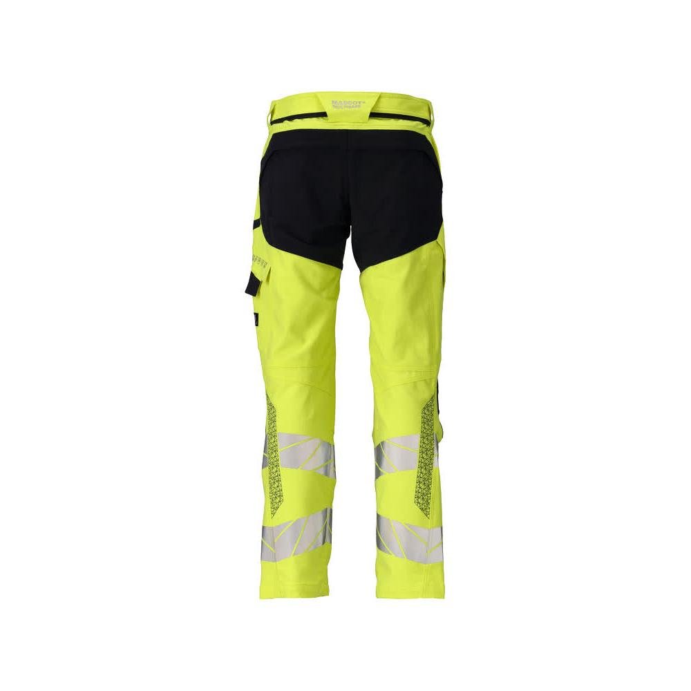 Byxor, knäfickor, ULTIMATE STRETCH byxor Multisafe, hi-vis gul/svart-blå