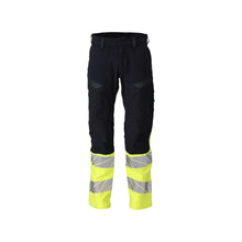 Byxor, knäfickor, ULTIMATE STRETCH byxor Multisafe, svart blå/hi-vis gul