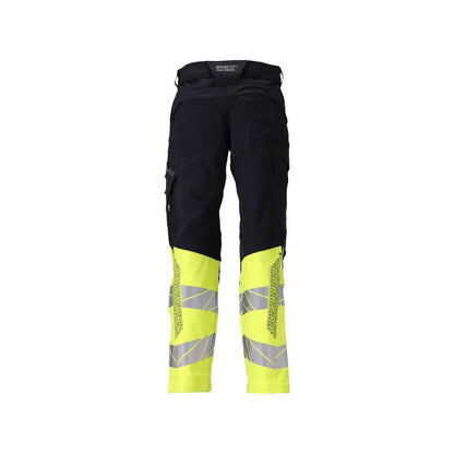 Byxor, knäfickor, ULTIMATE STRETCH byxor Multisafe, svart blå/hi-vis gul