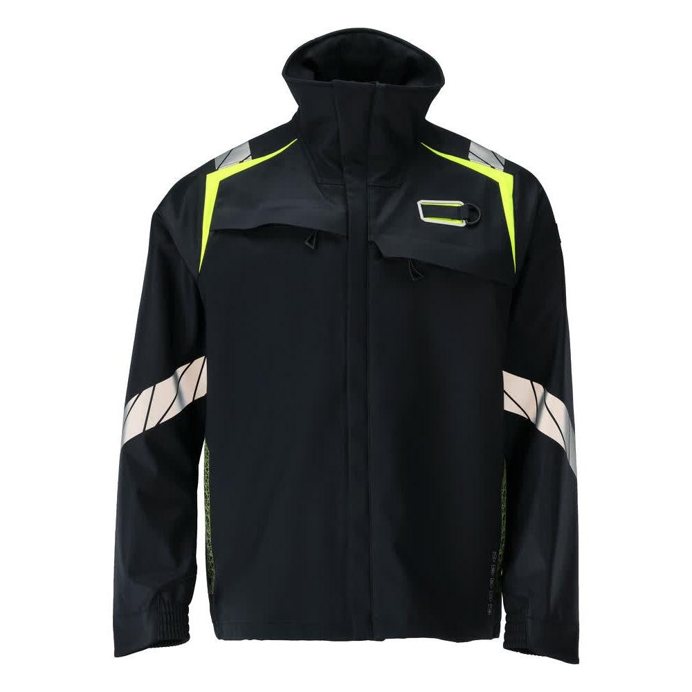 Softshelljacka Multisafe softshelljacka, svart blå/hi-vis gul