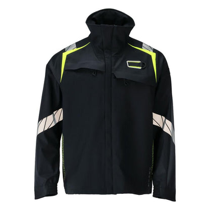 Softshelljacka Multisafe softshelljacka, svart blå/hi-vis gul