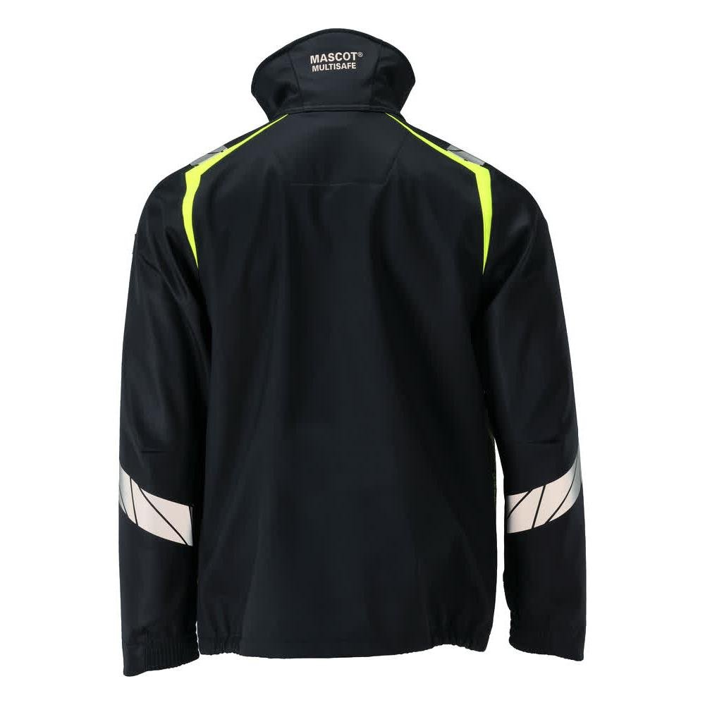 Softshelljacka Multisafe softshelljacka, svart blå/hi-vis gul