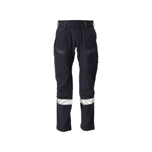 Byxor, knäfickor, ULTIMATE STRETCH byxor Multisafe, svart blå/hi-vis gul