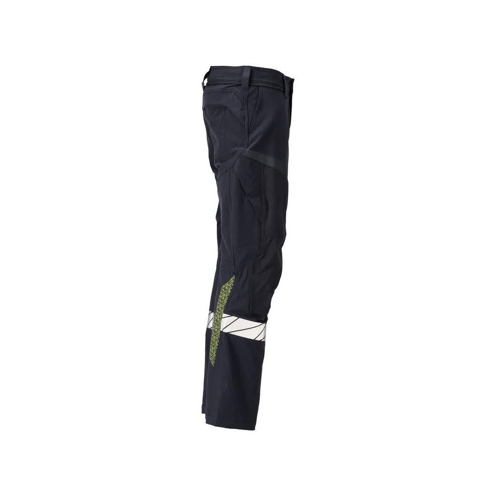 Byxor, knäfickor, ULTIMATE STRETCH byxor Multisafe, svart blå/hi-vis gul