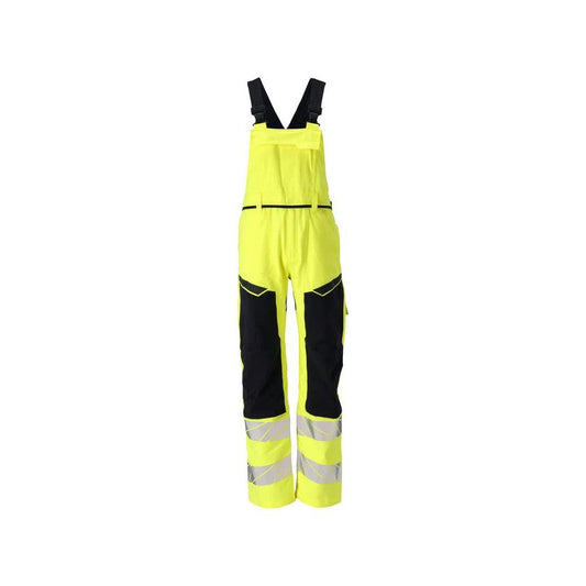 Byxbyxor, knäfickor, stretchinlägg Multisafe byxor, hi-vis gul/svart-blå