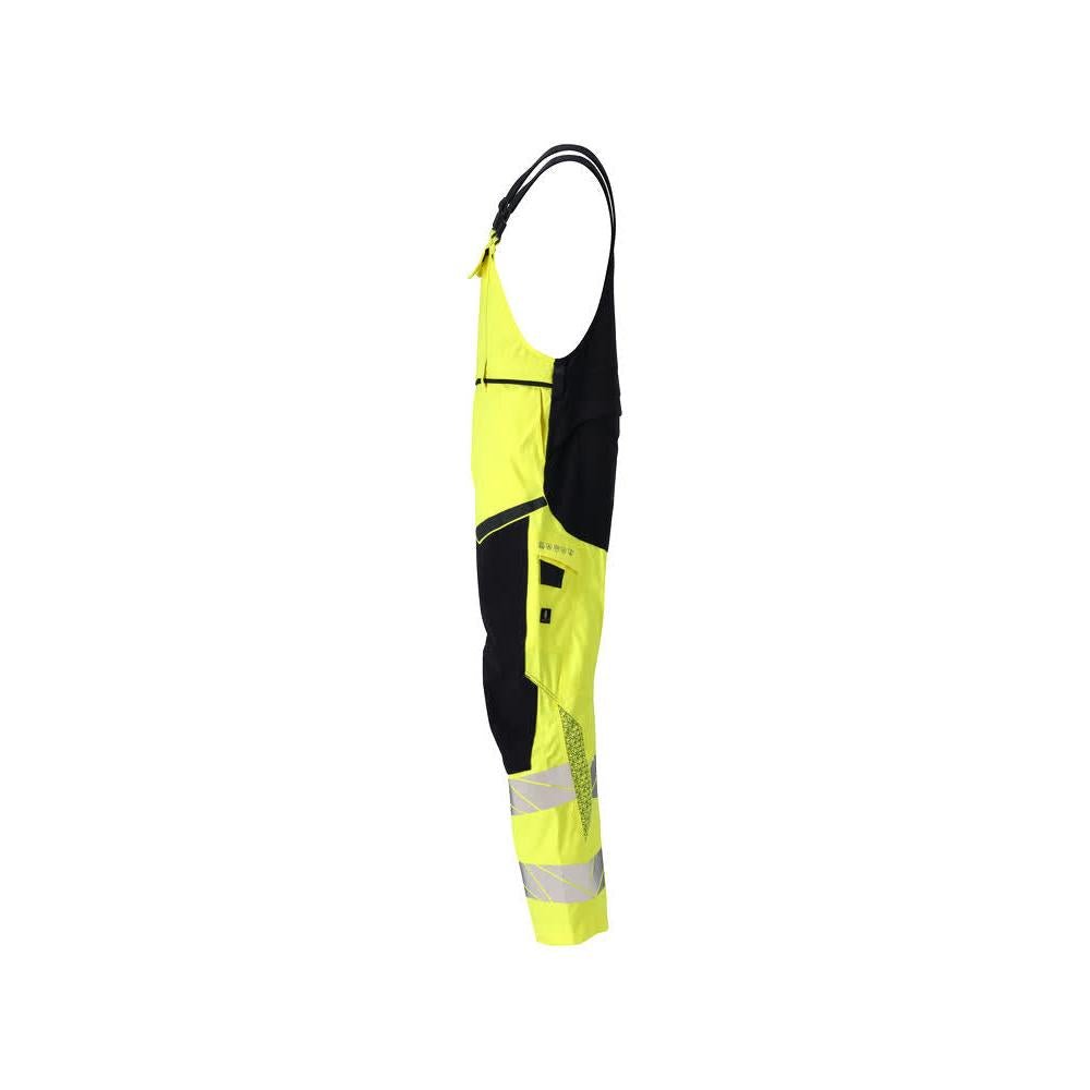 Byxbyxor, knäfickor, stretchinlägg Multisafe byxor, hi-vis gul/svart-blå