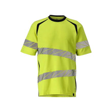 T-shirt, modern passform T-shirt Multisafe, hi-vis gul/svart-blå
