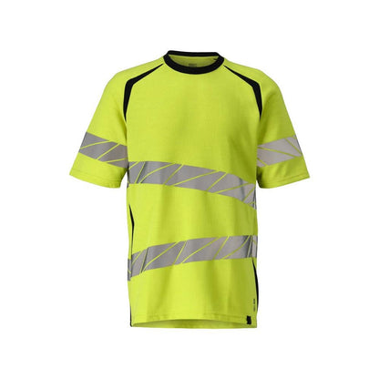 T-shirt, modern passform T-shirt Multisafe, hi-vis gul/svart-blå