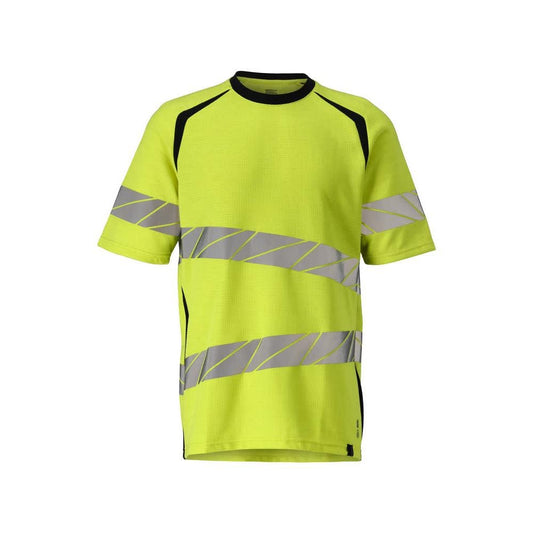 T-shirt, modern passform T-shirt Multisafe, hi-vis gul/svart-blå