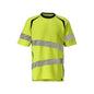 T-shirt, modern passform T-shirt Multisafe, hi-vis gul/svart-blå