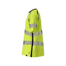 T-shirt, modern passform T-shirt Multisafe, hi-vis gul/svart-blå
