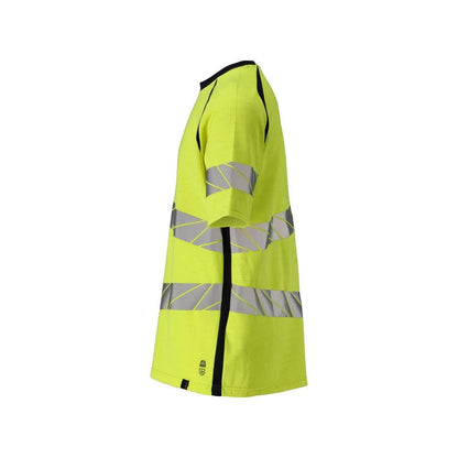 T-shirt, modern passform T-shirt Multisafe, hi-vis gul/svart-blå